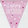 Flaggbanner - "Happy Birthday"