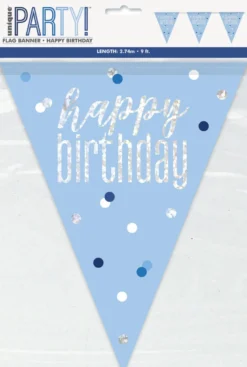 Flaggbanner - "Happy Birthday"
