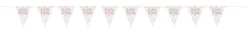 Flaggbanner - Happy Birthday - Rosegull