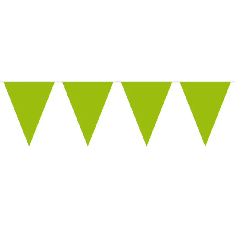 Flaggbanner - Limegrønn