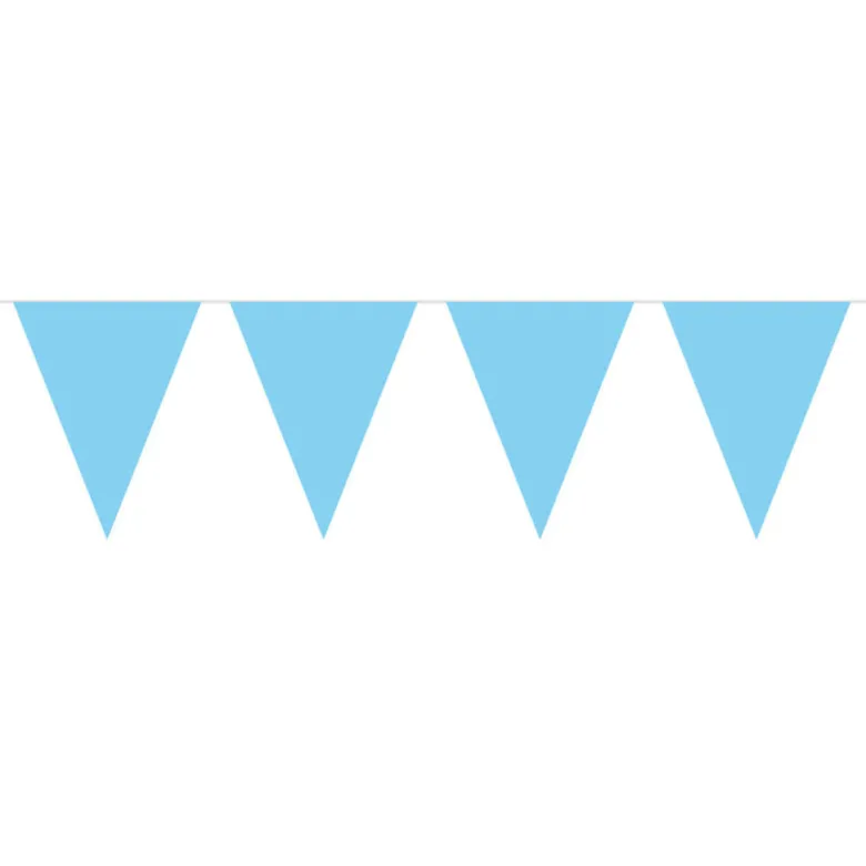 Flaggbanner - Lys Blå