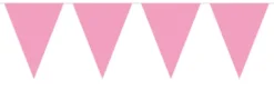 Flaggbanner - Lys Rosa