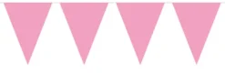 Flaggbanner - Lys Rosa