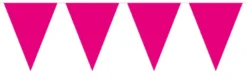 Flaggbanner - Magenta - Plast