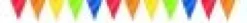 Flaggbanner Multicolour - Lang