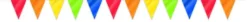 Flaggbanner Multicolour - Lang