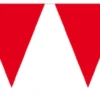 Flaggbanner - Rød - Plast