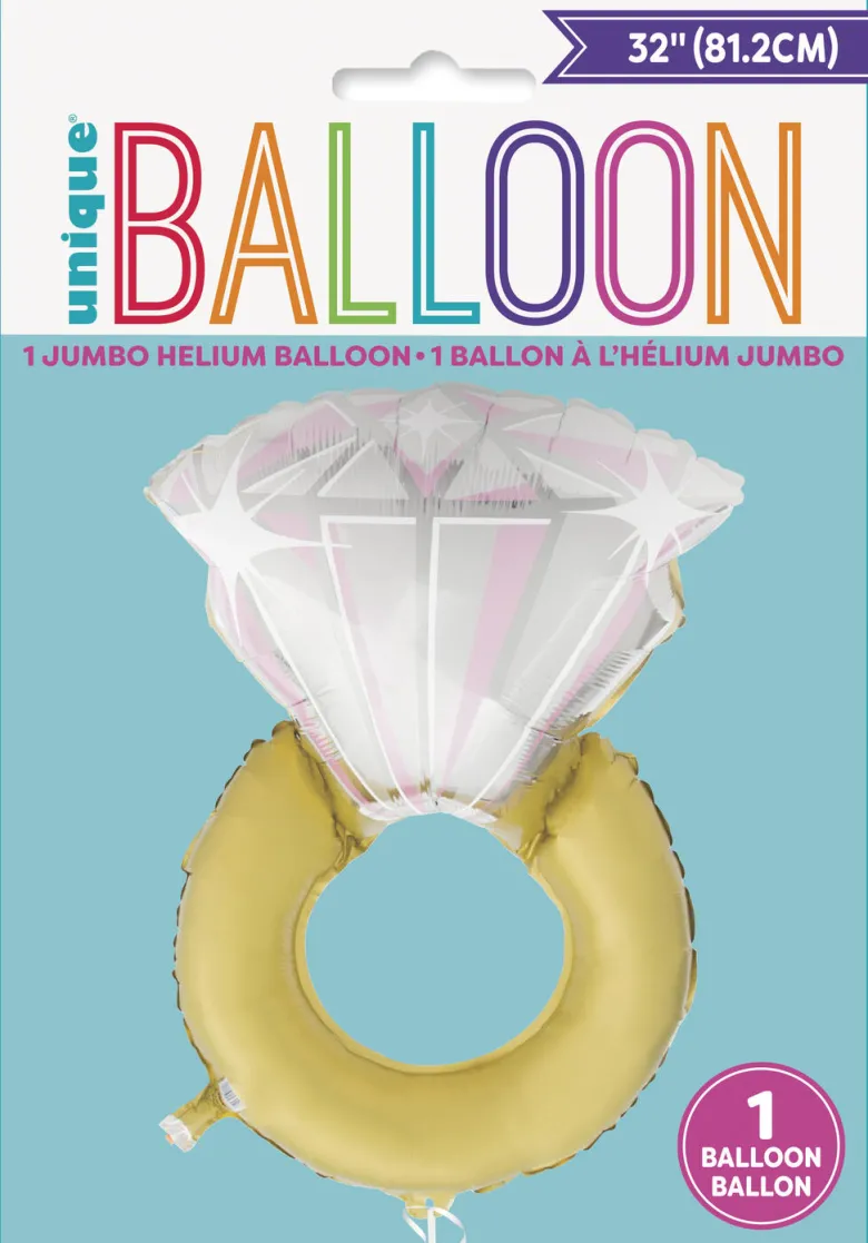 Folieballong Ballongfigur - Diamantring