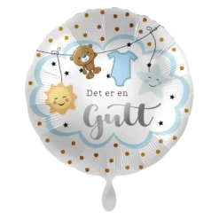Folieballong - Det er en Gutt - Blå Sky