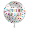 Folieballong - "Gratulerer Med Dagen"