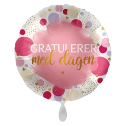 Folieballong - "Gratulerer Med Dagen"