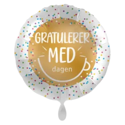 Folieballong - "Gratulerer Med Dagen"