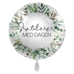 Folieballong - "Gratulerer Med Dagen"