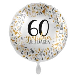 Folieballong - Gratulerer - 60 År