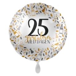 Folieballong - Gratulerer - 25 År