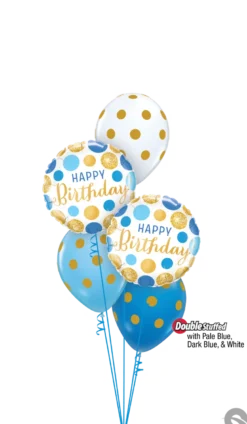Folieballong - "Happy Birthday" Prikker
