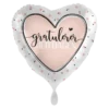 Folieballong Hjerte - Gratulerer