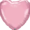 Folieballong Hjerte Premium - Lys Rosa
