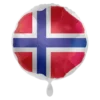 Folieballong - Norsk Flagg - Norge