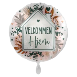 Folieballong - "Velkommen Hjem" - Hus