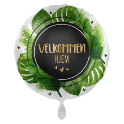 Folieballong - "Velkommen Hjem" - Palme