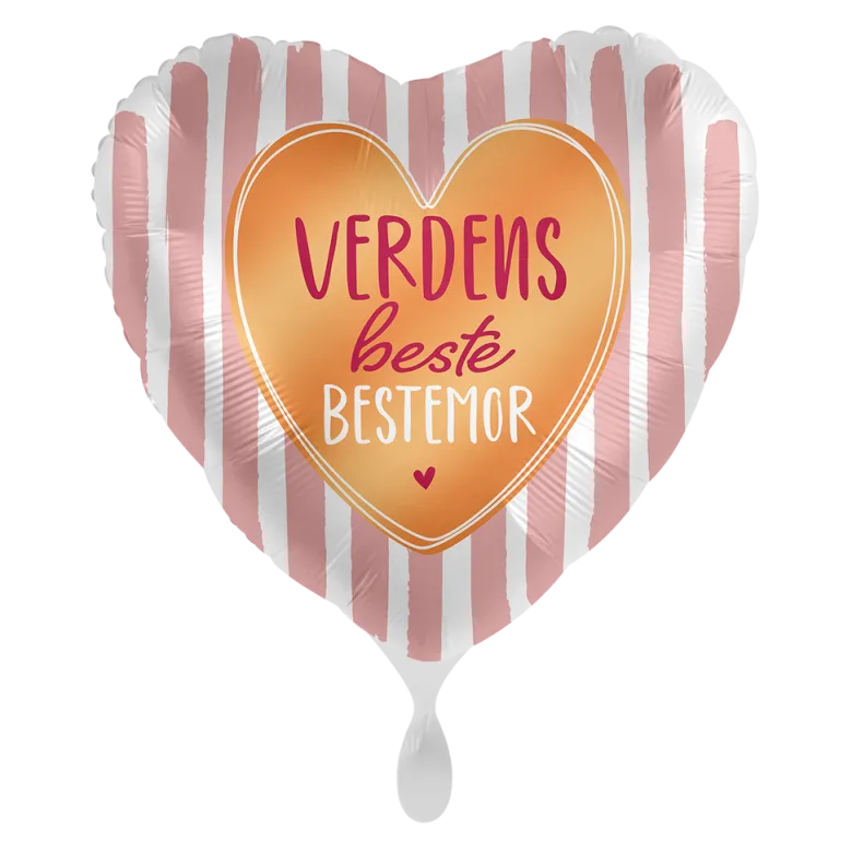 Folieballong - "Verdens Beste Bestemor"