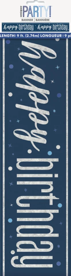 Foliebanner - "Happy Birthday"