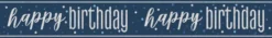 Foliebanner - "Happy Birthday"