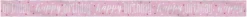 Foliebanner - "Happy Birthday"