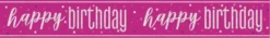 Foliebanner - "Happy Birthday"