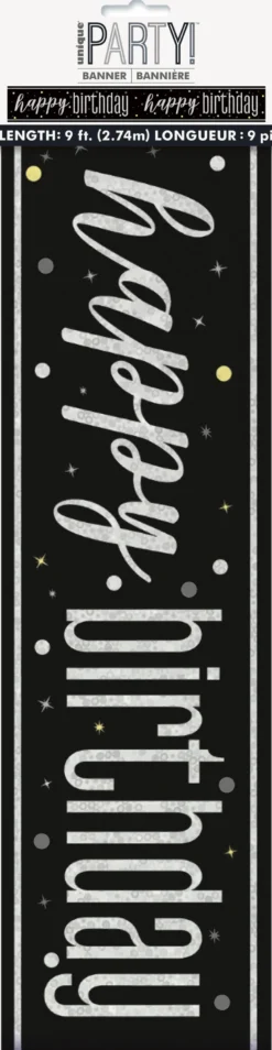 Foliebanner - "Happy Birthday"