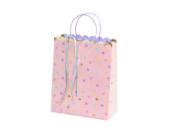 Gavepose Papp - Rosa - Stjerner