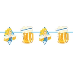 Girlander Sjablong Ølglass - Oktoberfest