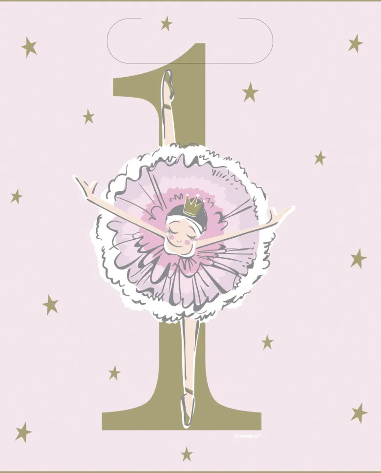 Godteposer - Rosa Ballerina - 1 År