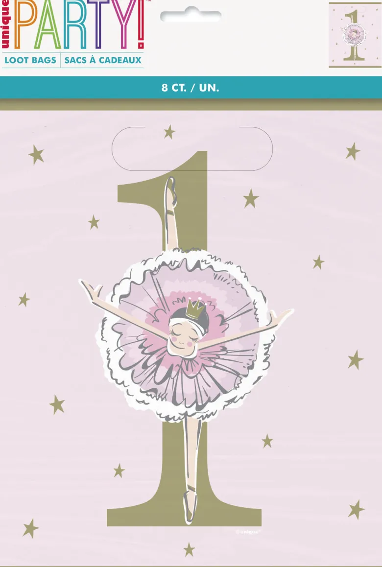 Godteposer - Rosa Ballerina - 1 År