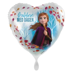 Gratulerer med dagen- Frozen - Anna