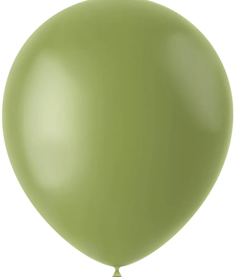 Gummiballonger - Olive Green Matt