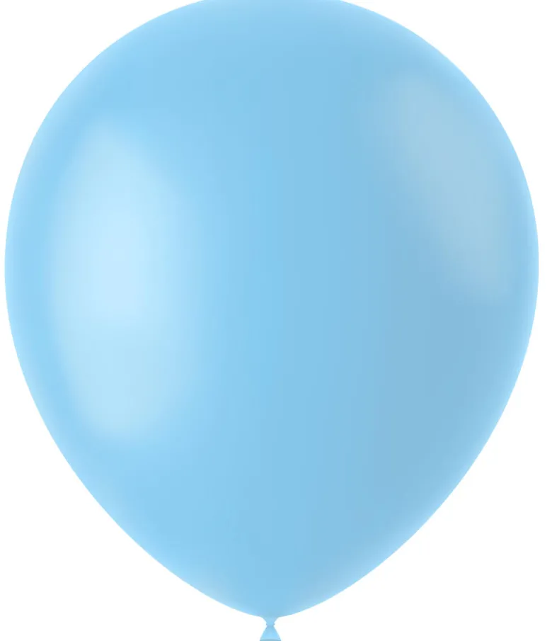 Gummiballonger - Powder Blue Matt