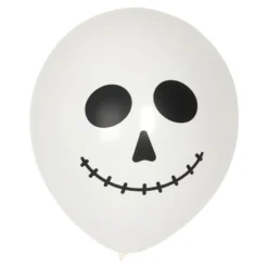 Halloween ballonger - Hvit/oransje