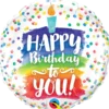 Happy Birthday To You Rainbow Cake