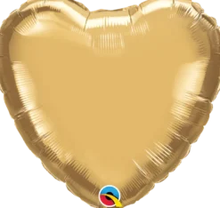 18H Chrome Gold – Hjerte (Pakket)