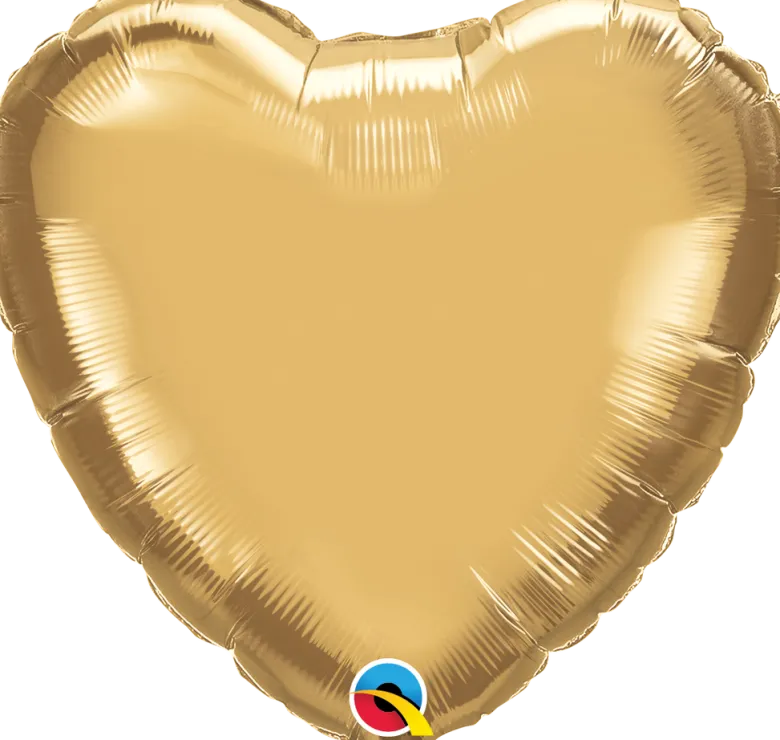 18H Chrome Gold – Hjerte (Pakket)