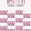 Hengende Dekorasjon - "Happy Birthday"