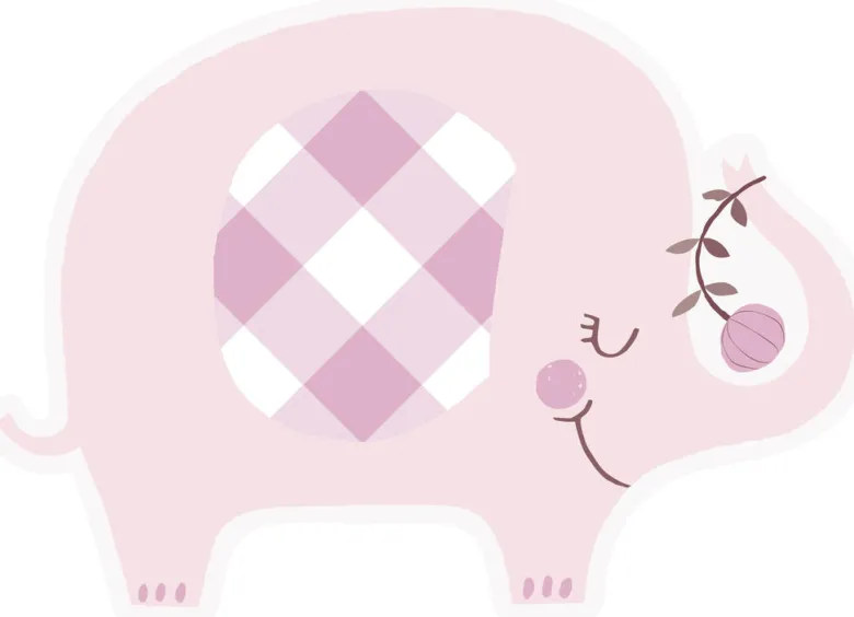 Invitasjoner - Babyshower Umbrellaphants
