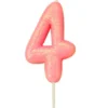 Kakelys - Nummer 4 - Glitter Rosa