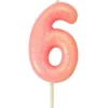 Kakelys - Nummer 6 - Glitter Rosa