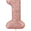 Kakelys - Nummer 1 - Glitter Rosegull