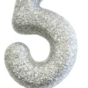 Kakelys - Nummer 5 - Glitter Sølv