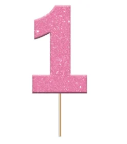 Kaketopper - Nummer 1 - Rosa