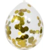 Konfettiballonger - Gull